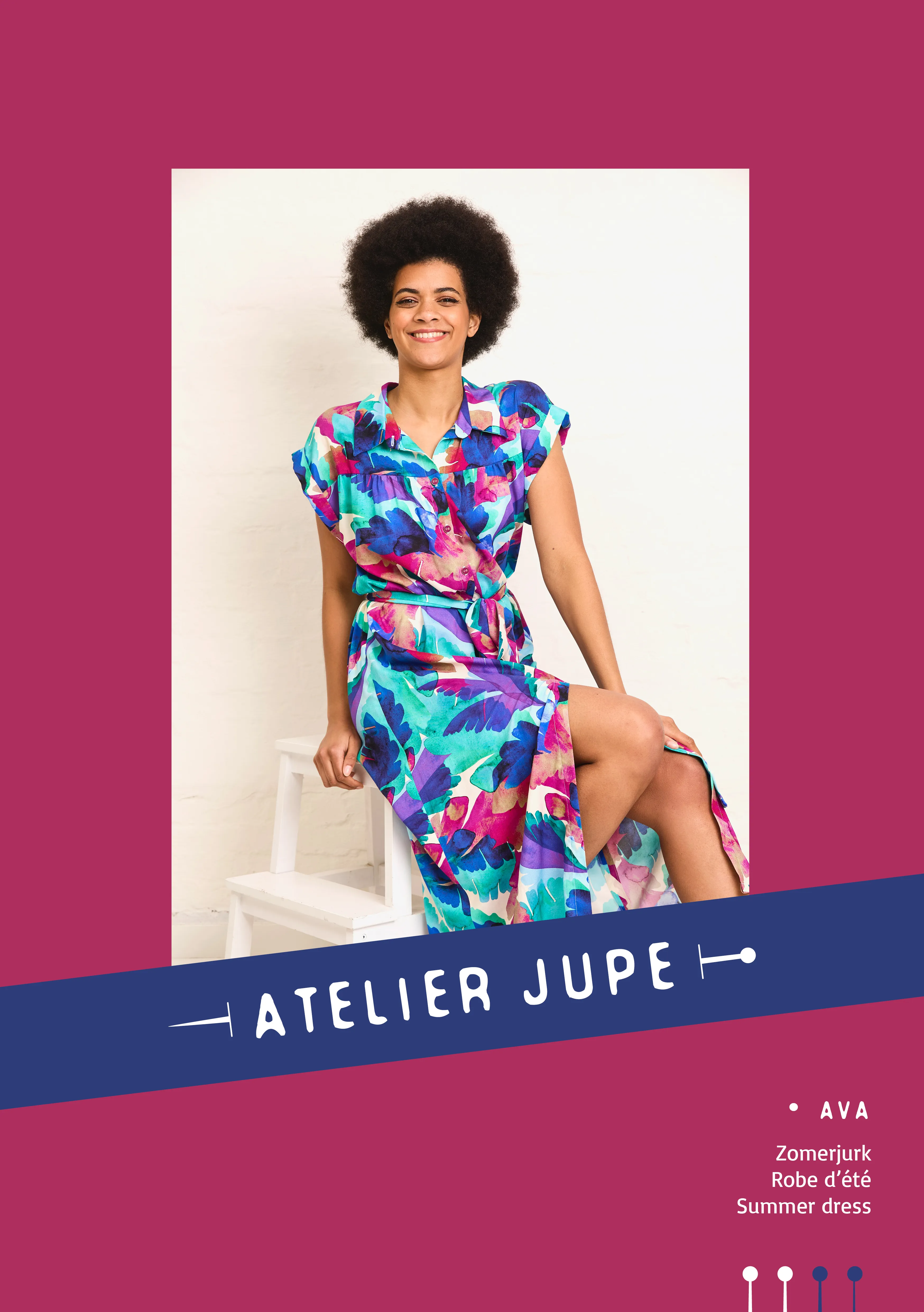 Patroon zomerjurk "Ava" van Atelier Jupe